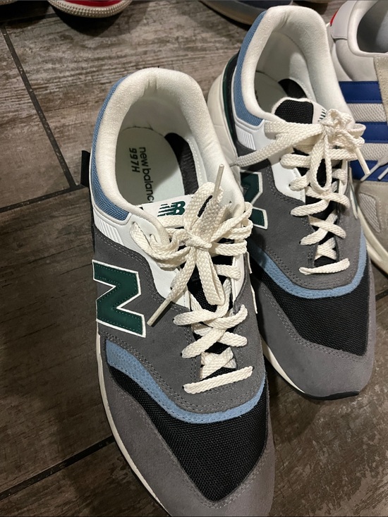 New Balance Other - New Balance Men’s Gray, Black & Green Retro Runner Sneakers